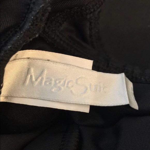 Magic suit convertible swim dress bathing Black suit Size 4 - Picture 7 of 8
